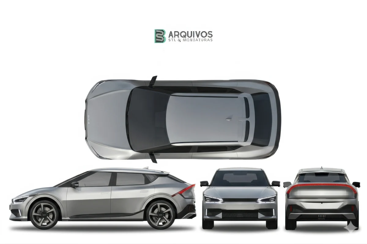 Modelo 3D STL - Kia EV6 GT 2022 — foto 5